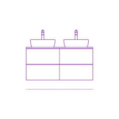 Fixtures Bathroom Vanity Ikea Godmorgon Tornviken Double Vanity 4 Drawers Vinyl Svg File, Free Vectors File